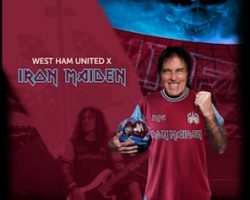 IRON MAIDEN And WEST HAM UNITED Launch Double Anniversary Shirt